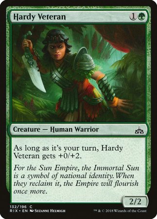 Hardy Veteran [Rivals of Ixalan] | Tacoma Games