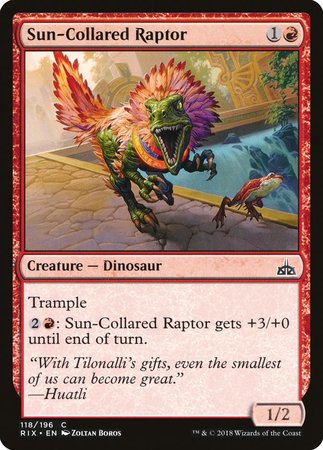 Sun-Collared Raptor [Rivals of Ixalan] | Tacoma Games
