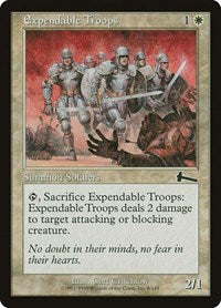 Expendable Troops [Urza's Legacy] | Tacoma Games
