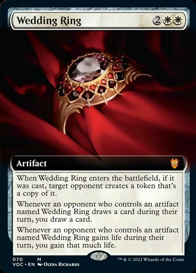 Wedding Ring (Extended) [Innistrad: Crimson Vow Commander] | Tacoma Games