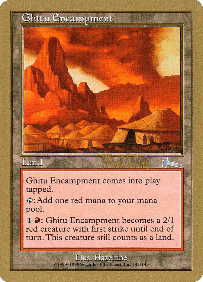 Ghitu Encampment (Mark Le Pine) [World Championship Decks 1999] | Tacoma Games