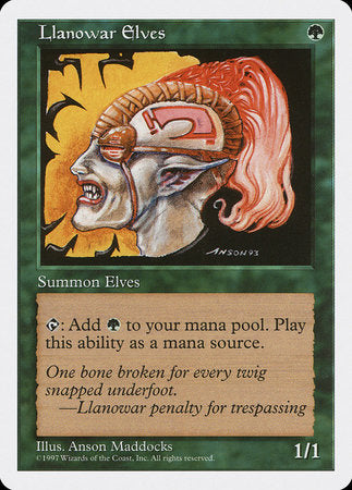 Llanowar Elves [Fifth Edition] | Tacoma Games