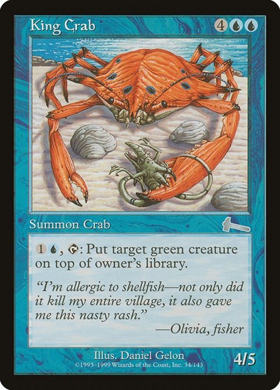 King Crab [Urza's Legacy] | Tacoma Games