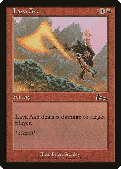 Lava Axe [Urza's Legacy] | Tacoma Games