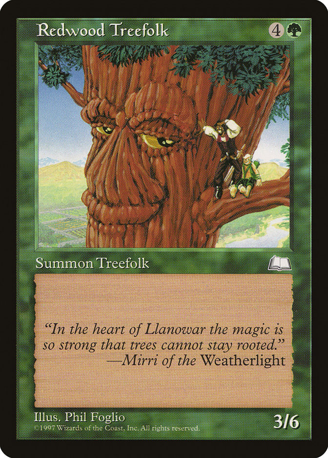 Redwood Treefolk [Weatherlight] | Tacoma Games