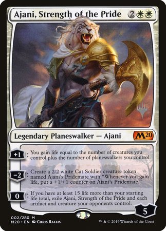 Ajani, Strength of the Pride [Core Set 2020 Promos] | Tacoma Games