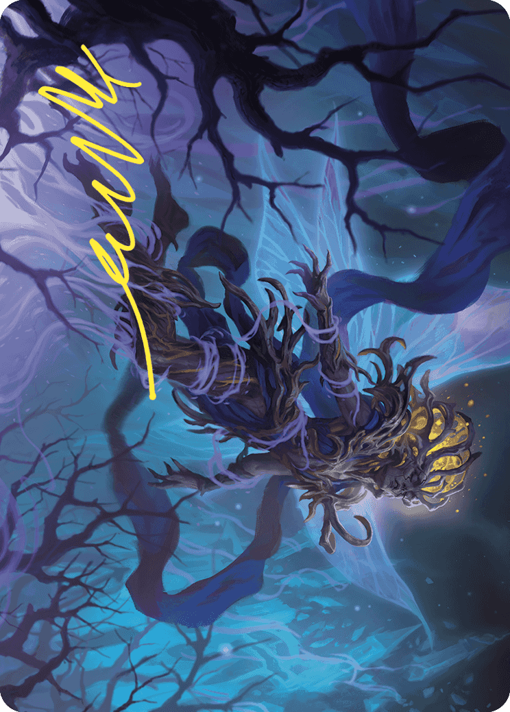 Sleep-Cursed Faerie Art Card (Gold-Stamped Signature) [Wilds of Eldraine Art Series] | Tacoma Games