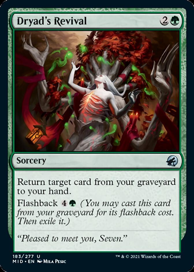 Dryad's Revival [Innistrad: Midnight Hunt] | Tacoma Games