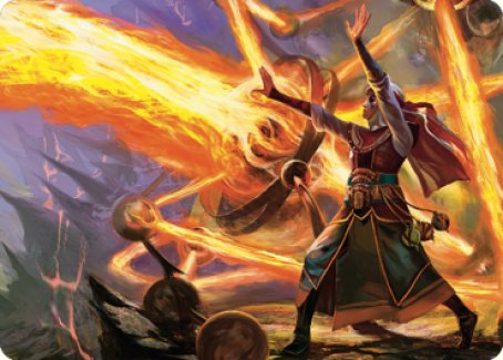 Ghitu Amplifier Art Card [Dominaria United Art Series] | Tacoma Games