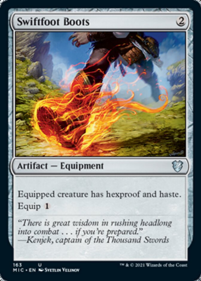 Swiftfoot Boots [Innistrad: Midnight Hunt Commander] | Tacoma Games