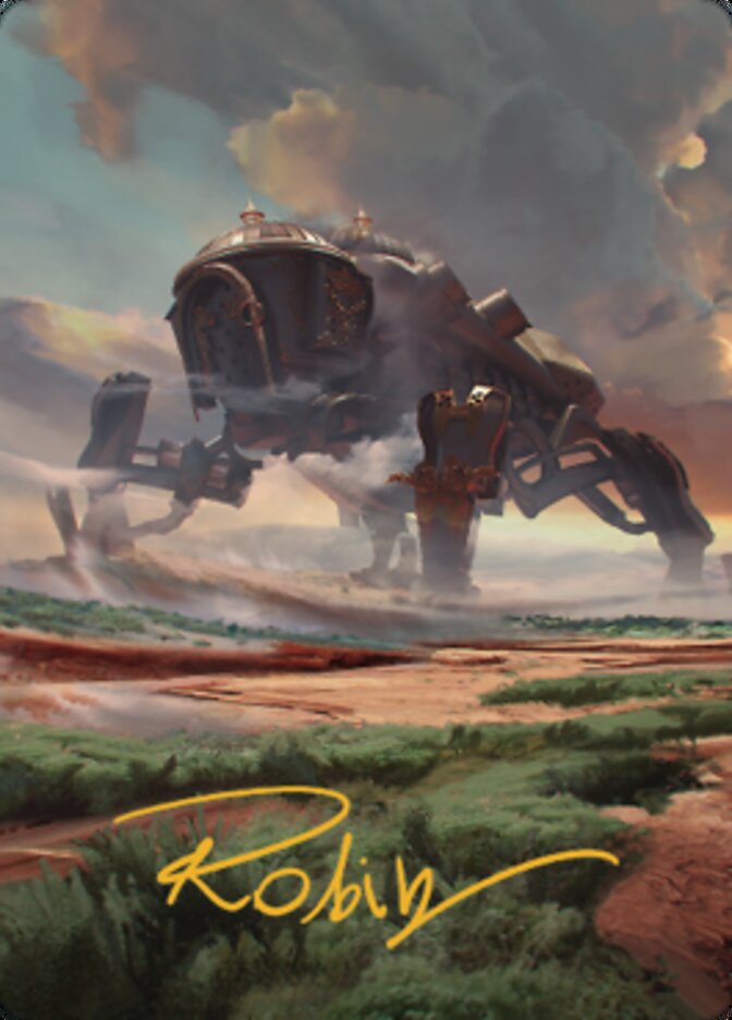 Plains (2) Art Card (Gold-Stamped Signature) [The Brothers' War Art Series] | Tacoma Games