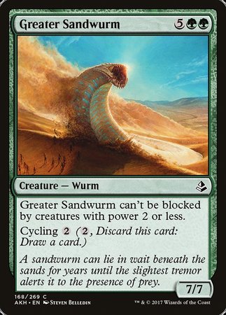 Greater Sandwurm [Amonkhet] | Tacoma Games