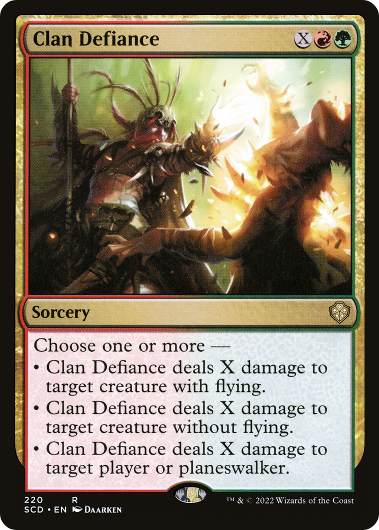 Clan Defiance [Starter Commander Decks] | Tacoma Games