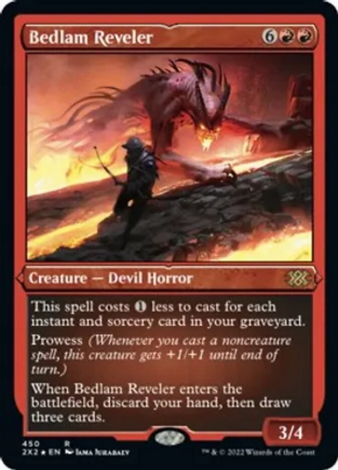Bedlam Reveler (Foil Etched) [Double Masters 2022] | Tacoma Games