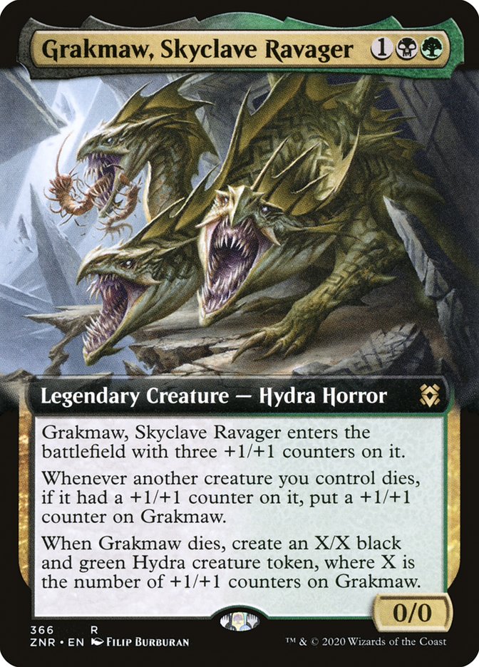 Grakmaw, Skyclave Ravager (Extended Art) [Zendikar Rising] | Tacoma Games