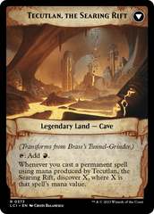 Brass's Tunnel-Grinder // Tecutlan, The Searing Rift (Extended Art) [The Lost Caverns of Ixalan] | Tacoma Games