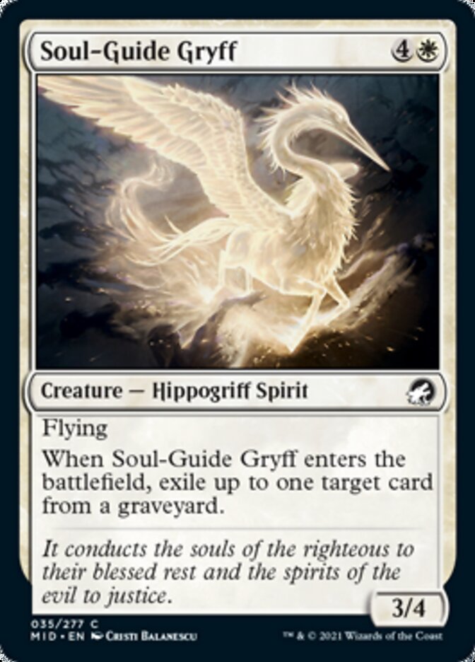 Soul-Guide Gryff [Innistrad: Midnight Hunt] | Tacoma Games