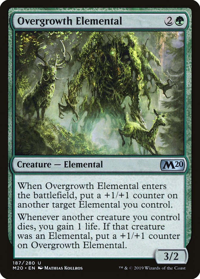 Overgrowth Elemental [Core Set 2020] | Tacoma Games