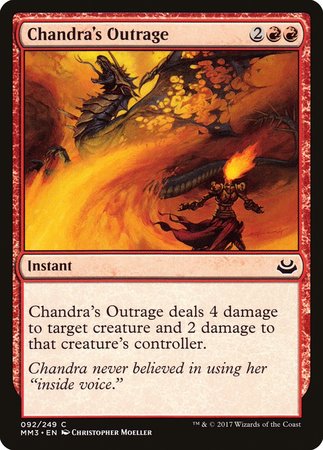 Chandra's Outrage [Modern Masters 2017] | Tacoma Games