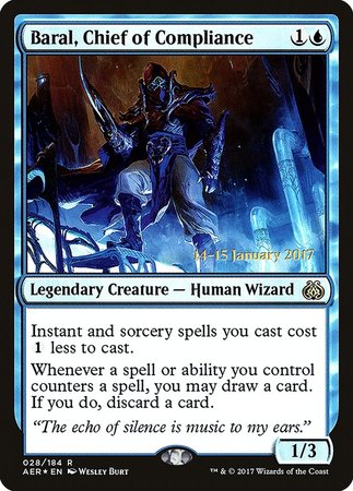 Baral, Chief of Compliance [Aether Revolt Promos] | Tacoma Games