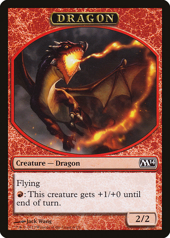 Dragon [Magic 2014 Tokens] | Tacoma Games