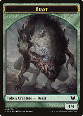 Beast // Snake (017) Double-Sided Token [Commander 2015 Tokens] | Tacoma Games