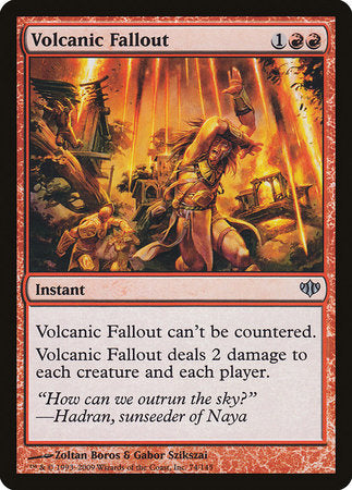Volcanic Fallout [Conflux] | Tacoma Games