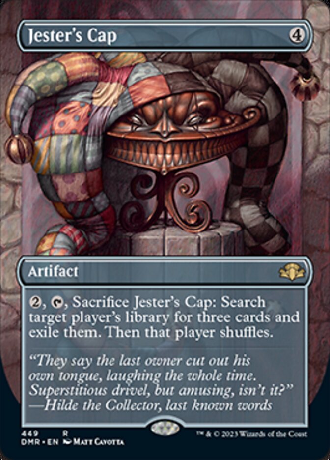 Jester's Cap (Borderless Alternate Art) [Dominaria Remastered] | Tacoma Games