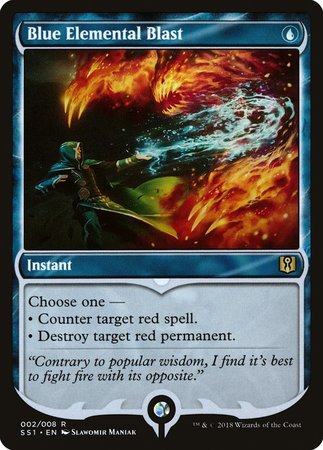 Blue Elemental Blast [Signature Spellbook: Jace] | Tacoma Games