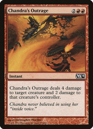 Chandra's Outrage [Magic 2014] | Tacoma Games