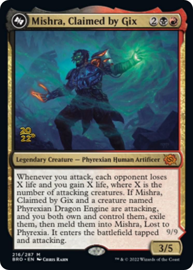Mishra, Claimed by Gix [The Brothers' War Prerelease Promos] | Tacoma Games