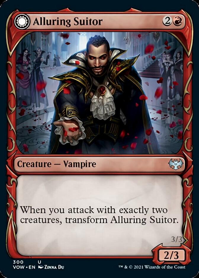 Alluring Suitor // Deadly Dancer (Showcase Fang Frame) [Innistrad: Crimson Vow] | Tacoma Games