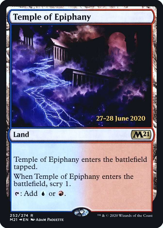 Temple of Epiphany  [Core Set 2021 Prerelease Promos] | Tacoma Games