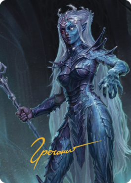Mocking Doppelganger Art Card (Gold-Stamped Signature) [Commander Legends: Battle for Baldur's Gate Art Series] | Tacoma Games