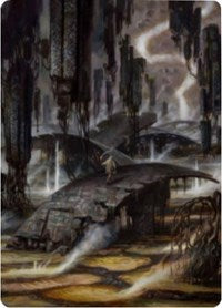 Grimclimb Pathway Art Card [Zendikar Rising Art Series] | Tacoma Games