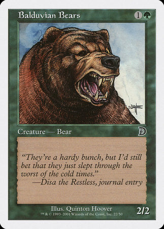 Balduvian Bears [Deckmasters] | Tacoma Games