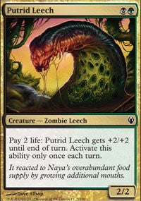 Putrid Leech [Duel Decks: Izzet vs. Golgari] | Tacoma Games