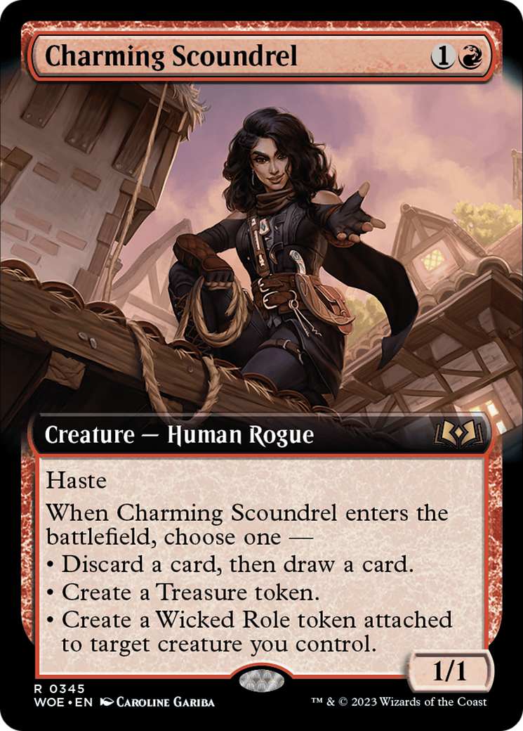 Charming Scoundrel (Extended Art) [Wilds of Eldraine] | Tacoma Games