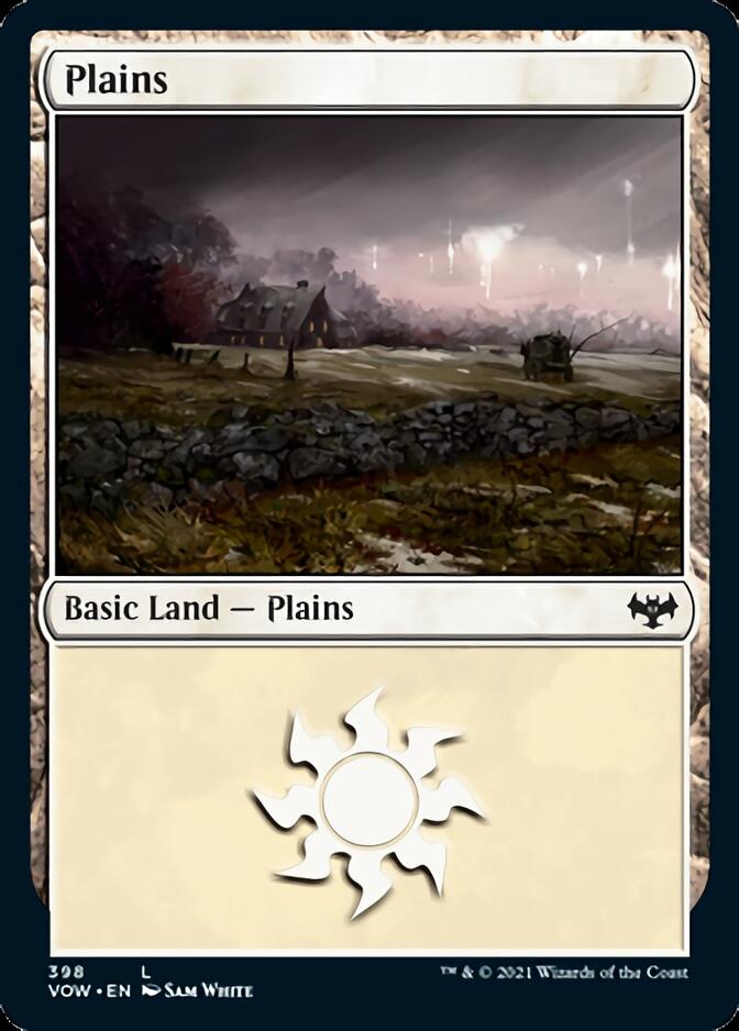 Plains (398) [Innistrad: Crimson Vow] | Tacoma Games