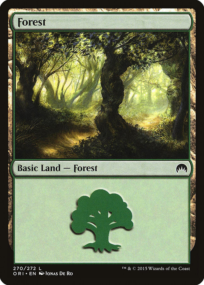 Forest (270) [Magic Origins] | Tacoma Games
