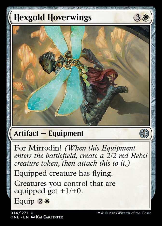 Hexgold Hoverwings [Phyrexia: All Will Be One] | Tacoma Games