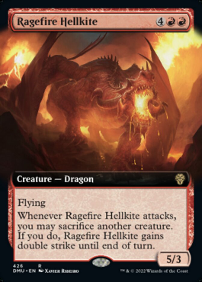 Ragefire Hellkite (Extended Art) [Dominaria United] | Tacoma Games