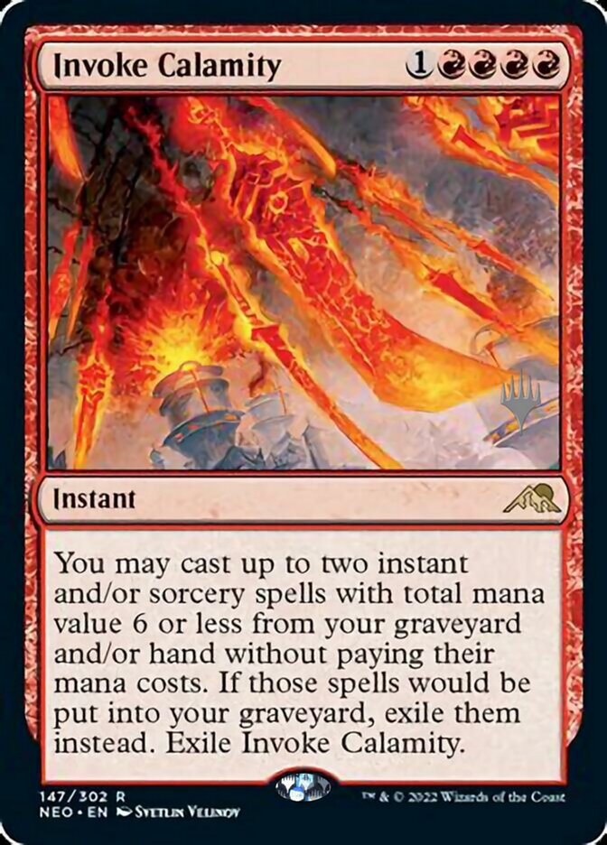 Invoke Calamity (Promo Pack) [Kamigawa: Neon Dynasty Promos] | Tacoma Games