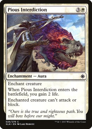 Pious Interdiction [Ixalan] | Tacoma Games