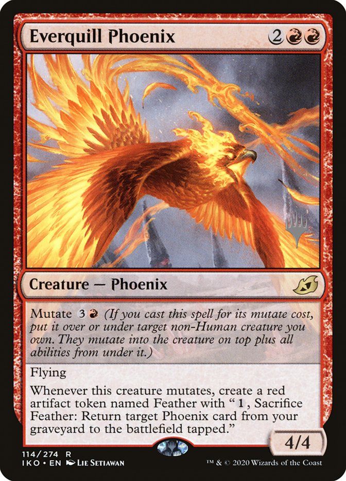 Everquill Phoenix (Promo Pack) [Ikoria: Lair of Behemoths Promos] | Tacoma Games