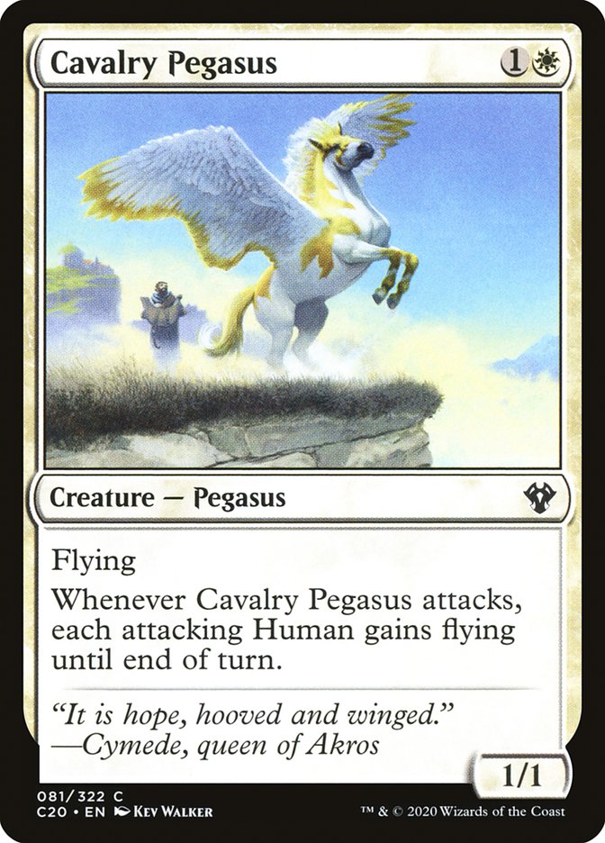 Cavalry Pegasus [Commander 2020] | Tacoma Games