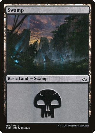 Swamp [Rivals of Ixalan] | Tacoma Games