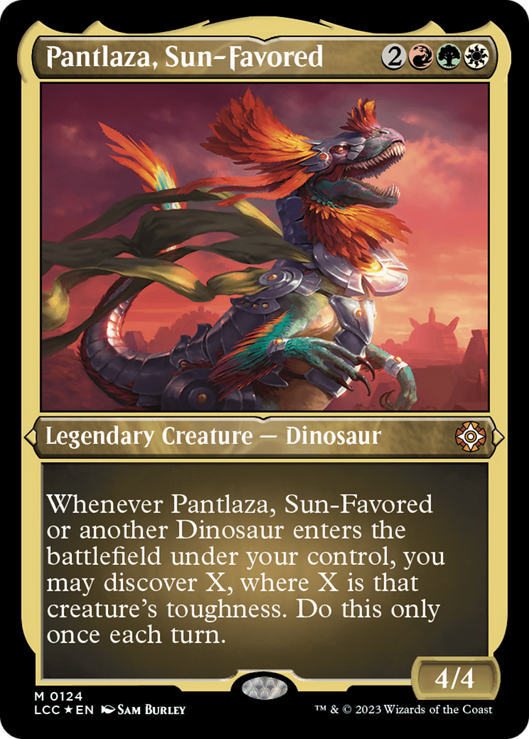 Pantlaza, Sun-Favored (Display Commander) [The Lost Caverns of Ixalan Commander] | Tacoma Games