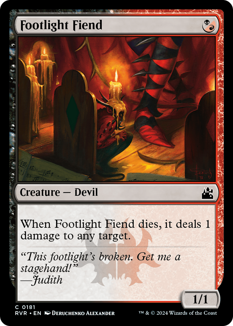 Footlight Fiend [Ravnica Remastered] | Tacoma Games