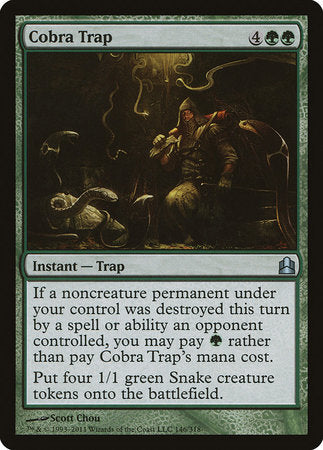 Cobra Trap [Commander 2011] | Tacoma Games